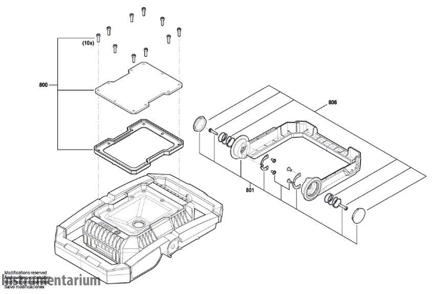 Фонарь светодиодный аккумуляторный Bosch GLI 18V-1900 : без АКБ, 14,4/18 V 0601446400 фото