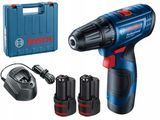 Купити Акумуляторний шуруповерт Bosch GSR 120 LI (06019G8000): 30/13 Нм, 1300 об/хв, 2 Акб 12 В / 2 Ач Li-ion,1 кг в Україні у Tools Store