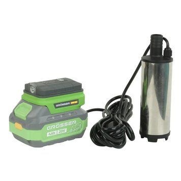 Купити Насос дренажний акумуляторний GROSSER GWP100 (20В/каркас) в Україні у Tools Store