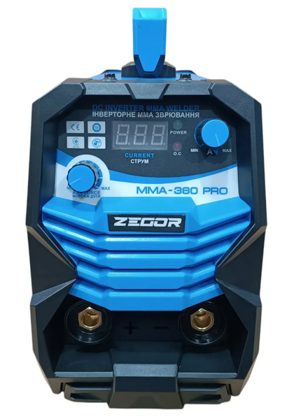 Сварочный аппарат ZEGOR IGBT MMA-360 PRO: 6.2 кВт, 20 - 360 А MMA-360 PRO фото