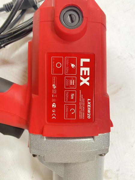 Купити Потужний гайковерт ударний електричний LEX LXEIW20 : 1/2", 2000 Вт, 700Нм, Польща в Україні у Tools Store