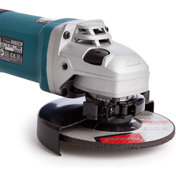 Купити Професійна кутова шліфувальна машина Makita 9565 CVR: 1400 Вт, &Oslash; диска 125х22,23 мм, 12000 об/хв, вага 2.4 кг в Україні у Tools Store