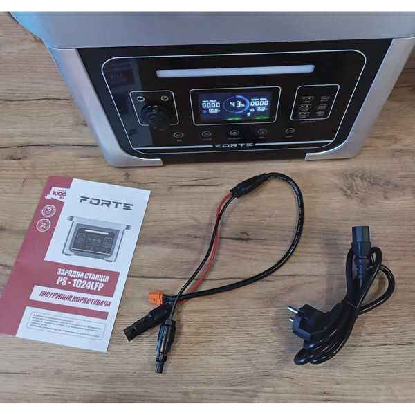 Купити Потужна зарядна станція Forte PS-1024LFP : ємність акумулятора 1331 Вт/год (52Аг/25.6В) в Україні у Tools Store