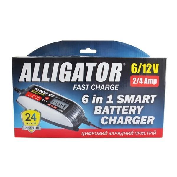 Купити Пристрій зарядний автомобільний ALLIGATOR AC812 (6-12В/4А/інверторний) в Україні у Tools Store