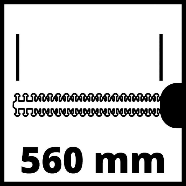 Потужний кущоріз телескопічний Einhell GC-HH 5056 : 500 Вт, довжина шини/ножа 56 см / 47 см, телескопічна штанга 3403870 фото
