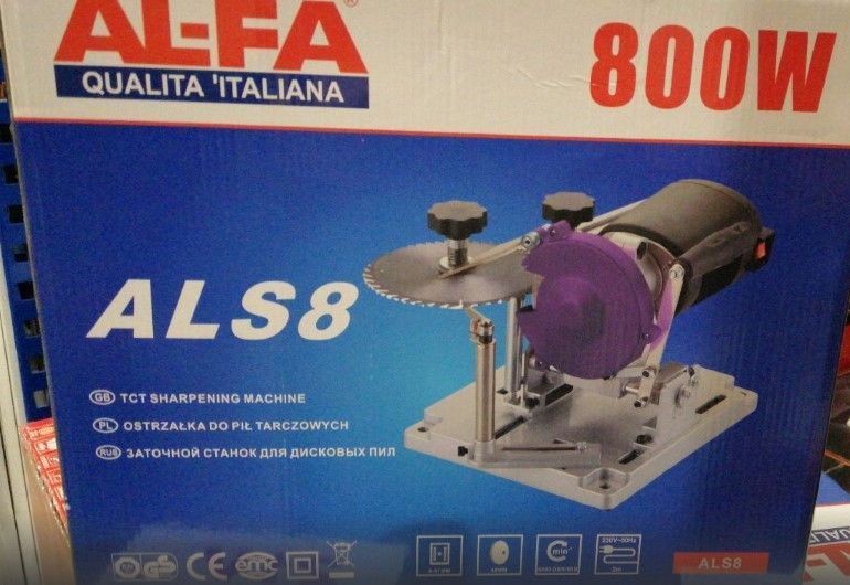 Купити Верстат для заточки победітових пил AL-FA ALS8 в Україні у Tools Store