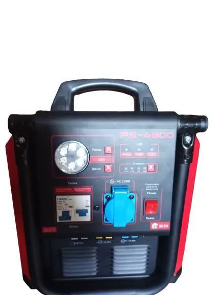 Мощная аккумуляторная станция Edon PS-4800 : 3.5/4.0 кВт, чистая синусоида, 2400 Вт/ч, инверторный генератор PS-4800 фото