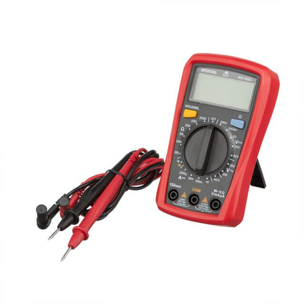 Купити Мультиметр цифровий CAT II - 300 В / CAT I - 600 В INTERTOOL MD-0001 в Україні у Tools Store