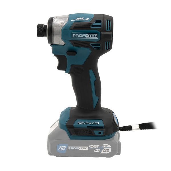 Купити Шурупокрут акумуляторний імпульсний PROFI-TEC PID1820BL 007224 (2акум.20В 2Аг /зарядний/кейс/180Нм) в Україні у Tools Store