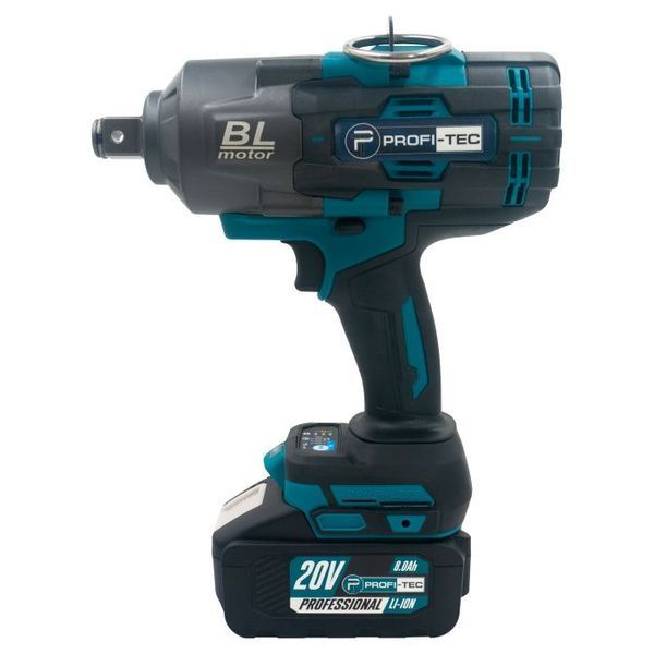 Купити Гайкокрут акумуляторний PROFI-TEC PTW2100BL 007251 (2акум.20В 8Аг/зарядний/кейс/2100Нм/ 3/4") в Україні у Tools Store