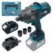 Гайкокрут акумуляторний PROFI-TEC PTW2100BL 007251 (2акум.20В 8Аг/зарядний/кейс/2100Нм/ 3/4") - фото товару 007251