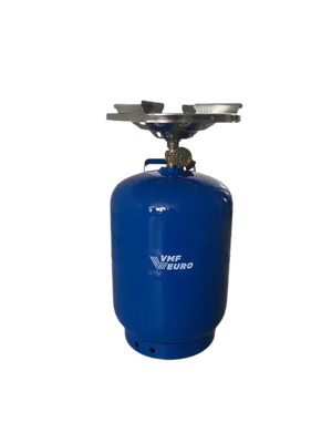 Газовий балон з пальником VMF-BALLON : 12 л, газ: пропан-бутан, тиск 3 бари, має ідеальне полум'я VMF-BALLON фото