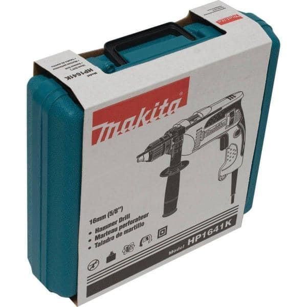 Купити Професійна дриль електрична ударна (електродриль) MAKITA HP1641K : 680 Вт, 1.5-13мм сверло, 2 кг в Україні у Tools Store