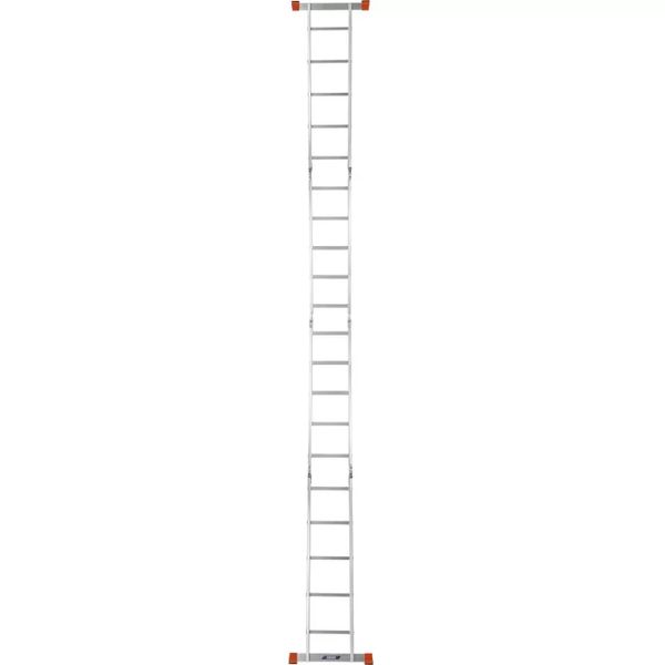 Лестница-трансформер алюминиевая 4 секции / 5 ступени BLUETOOLS : 5.84 м, 150кг (160-9014) 160-9014 фото