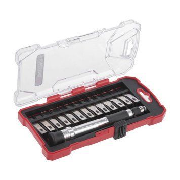 Купити Набір скальпелів з тримачем INTERTOOL HT-0524 (14шт.) в Україні у Tools Store