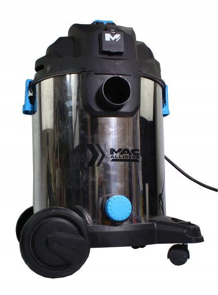 Мощный профессиональный промышленный пылесос для уборки Macallister MWDV30L 1400 Вт, 30л MWDV30L фото