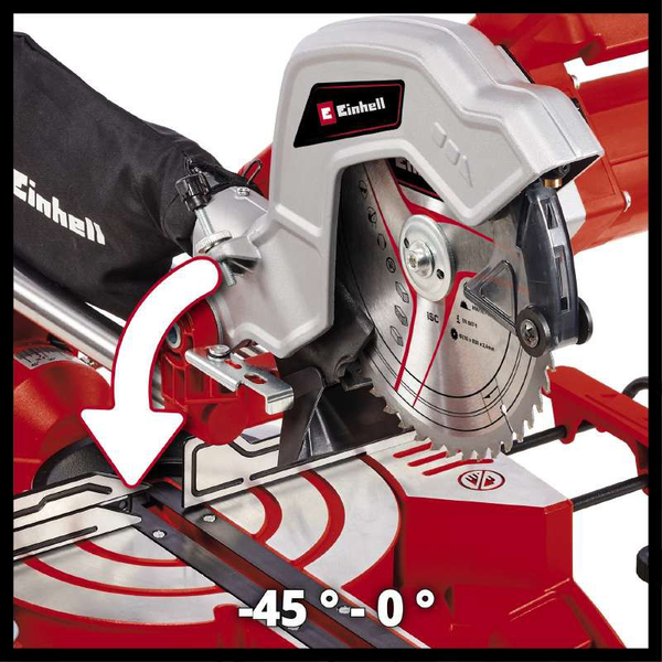 Купити Потужна торцювальна пила з лазером Einhell TC-SM 254 в Україні у Tools Store