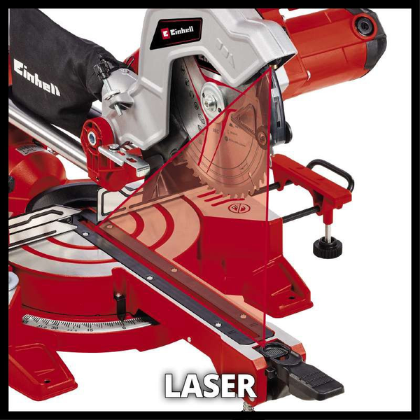 Купити Потужна торцювальна пила з лазером Einhell TC-SM 254 в Україні у Tools Store