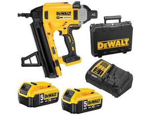 Пістолет цвяхозабивний по бетону акумуляторний безщітковий DeWALT DCN890P2 : 18V, акум 5 Ач - 2 шт + зарядне DCN890P2 фото