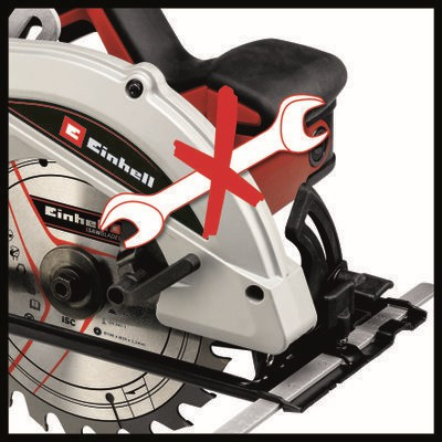 Мощная циркулярная пила Einhell TC-CS 1410 : 1410 Вт, 5500 об/мин, диск 190x30x2,5 мм /24 4331050 фото