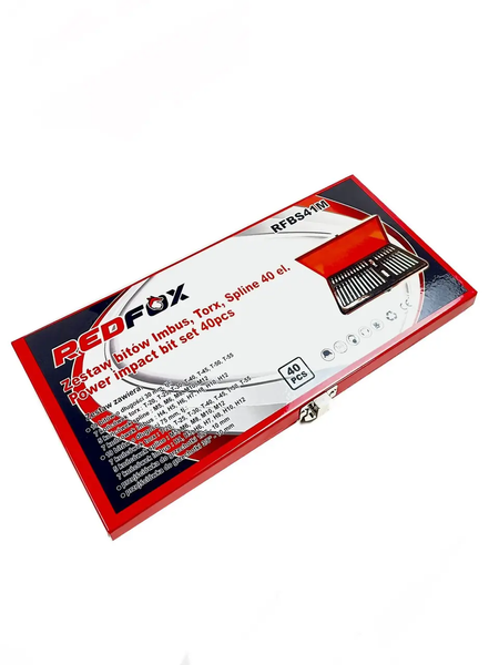 Купити Якісний набір спеціальних біт REDFOX 40 шт. (RFBS41M) в Україні у Tools Store