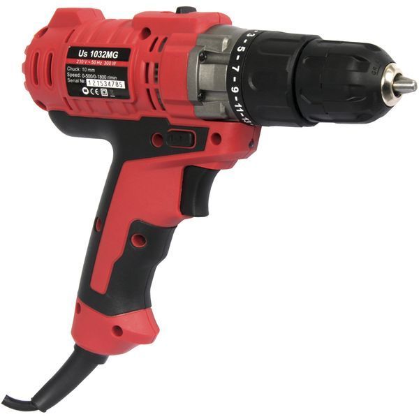 Мощная дрель-шуруповерт электрическая Vitals Master Us 1032MG Dual Speed Pro+: 300 Вт, 20 Нм 51492 фото