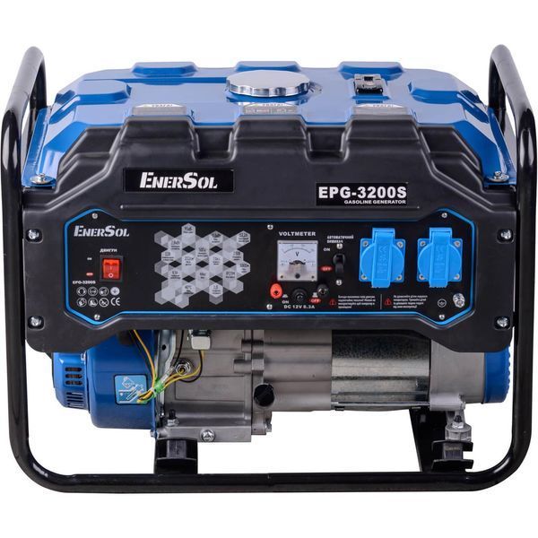 Генератор бензиновый EnerSol EPG-3200S : 3.2 кВт - однофазный, ручной старт, бензин 2146 фото