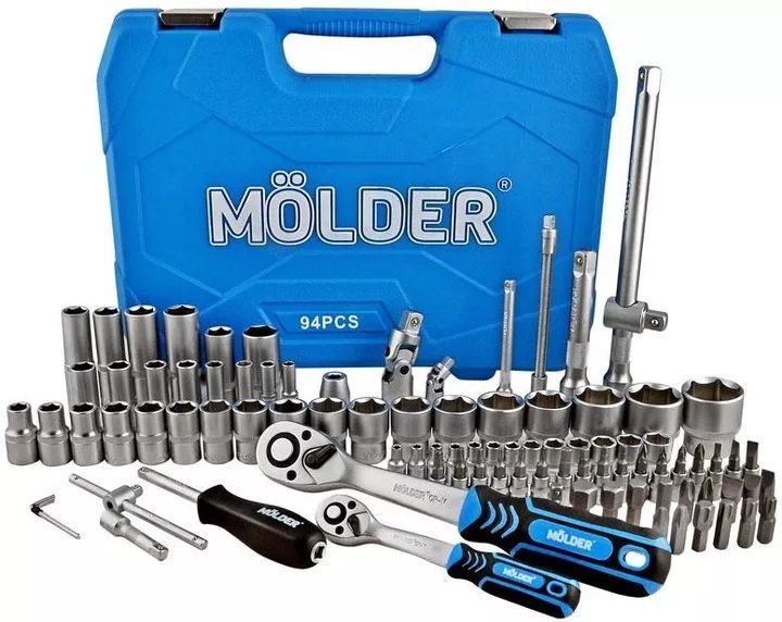 Купити Професійний набір інструментів у кейсі MOLDER MT60094, 94 одиниць в Україні у Tools Store