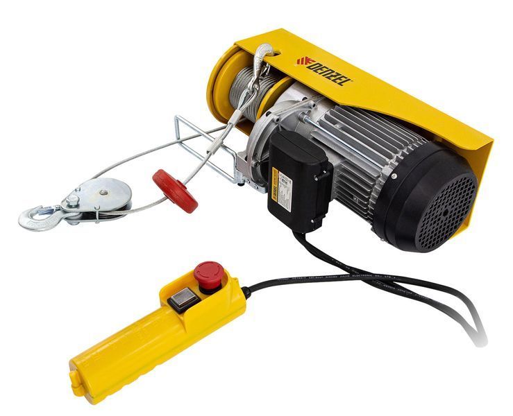 Купити Тельфер електричний 600/1200кг DENZEL TF-1200 (1800Вт) в Україні у Tools Store