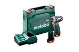Купити Акумуляторний дриль-шуруповерт Metabo PowerMaxx BS Basic LC 12 : 34 Нм, кейс шуруповерт для дому (600984500) в Україні у Tools Store