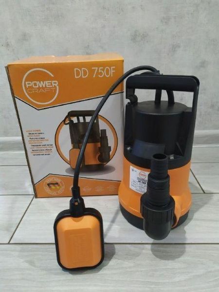 Купити Заглибний дренажний насос для води Powercraft DD 750F в Україні у Tools Store