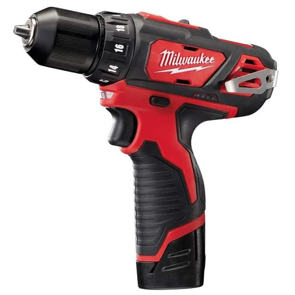 Дрель-шуруповерт Milwaukee M12 BDD-202C: АКБ 12V, 2 Аh, 30 Нм, 2 аккума + зарядное + кейс 4933441915 4933441915 фото