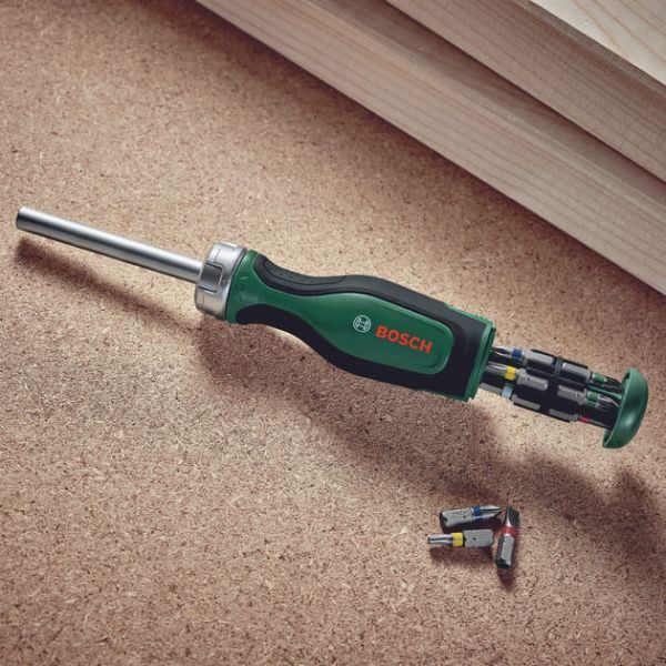 Отвертка BOSCH 1600A032V0 (12 в 1/трещотка) 1600A032V0 фото