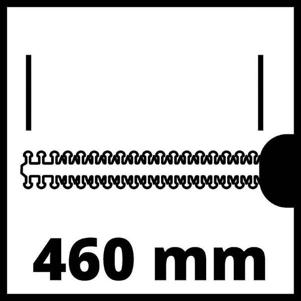 Мощный кусторез телескопический Einhell GC-HH 9046: 900 Вт, длина шины/ножа 46 см / 41,2 см (3403880) 3403880 фото