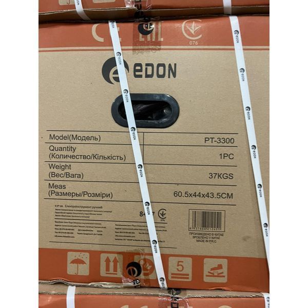Генератор бензиновый Edon PT-3300 : 3,0/3,3 кВт - однофазный, ручной запуск, бензогенератор PT-3300 фото