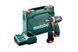 Акумуляторний дриль-шуруповерт Metabo PowerMaxx BS Basic LC 12 : 34 Нм, кейс шуруповерт для дому (600984500) - фото товару 600984500