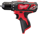 Дрель-шуруповерт Milwaukee M12 BDD-202C: АКБ 12V, 2 Аh, 30 Нм, 2 аккума + зарядное + кейс 4933441915 - фото товара 4933441915