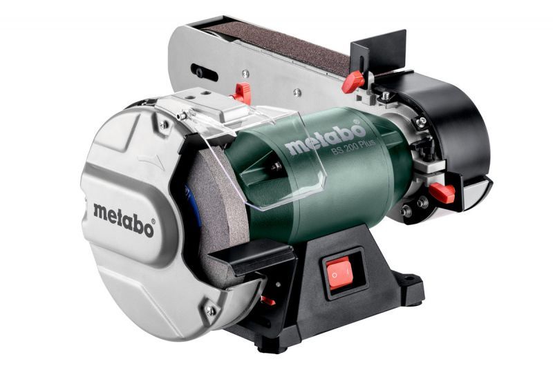 Професійне комбіноване точило Metabo BS 200 Plus : 600 Вт, диск 200мм,шліфстрічка 1020мм, 2.7 Нм 604220000 фото