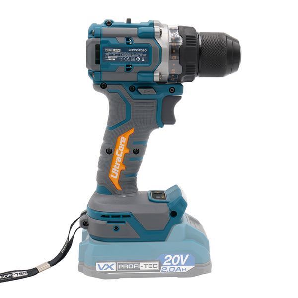 Аккумуляторная дрель-шуруповерт PROFI-TEC PPCD7020 UltraCore (20В 2а 2шт и зарядка) 007642 фото
