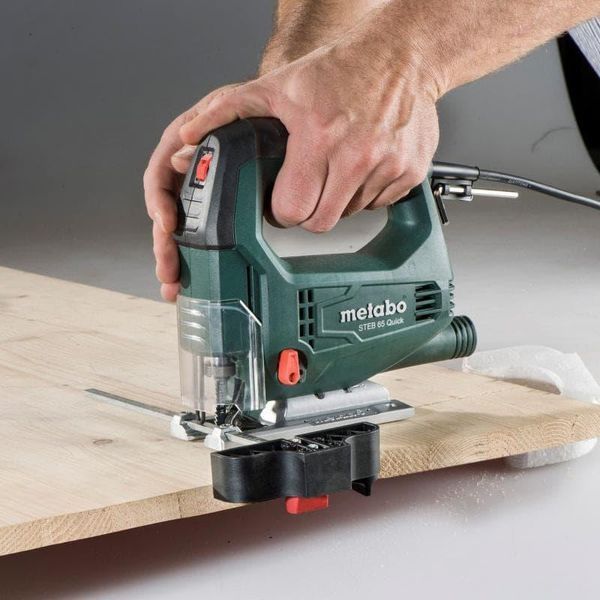 Профессиональный электрический лобзик по дереву в кейсе Metabo STEB 65 Quick : 450 Вт (601030500) 601030500 фото