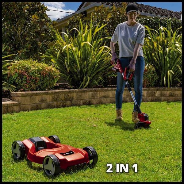 Триммер аккумуляторный EINHELL GE-CT 18/28 Li TC-Solo (тележка для триммера) (3411212) 3411212 фото