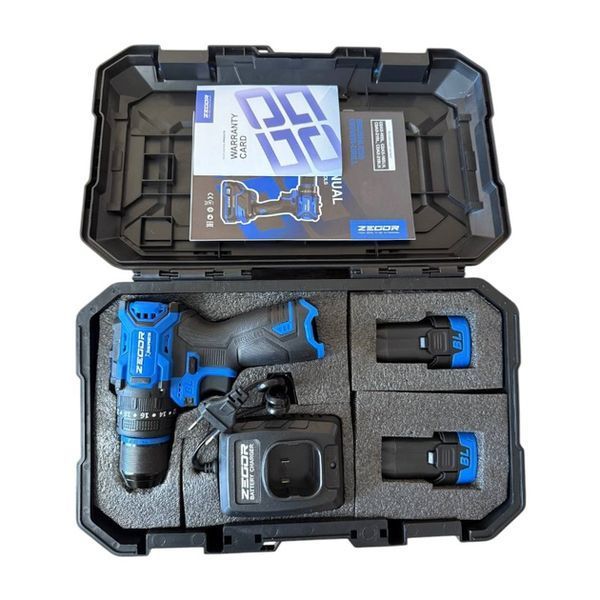 Шуруповерт аккумуляторный ZEGOR CDAX-16BLH (2акум.16В 2Ач/зарядный/кейс/ударный) CDAX-16BLH фото