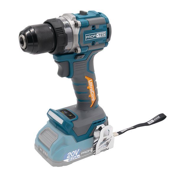 Аккумуляторная дрель-шуруповерт PROFI-TEC PPCD7020 UltraCore (20В 2а 2шт и зарядка) 007642 фото