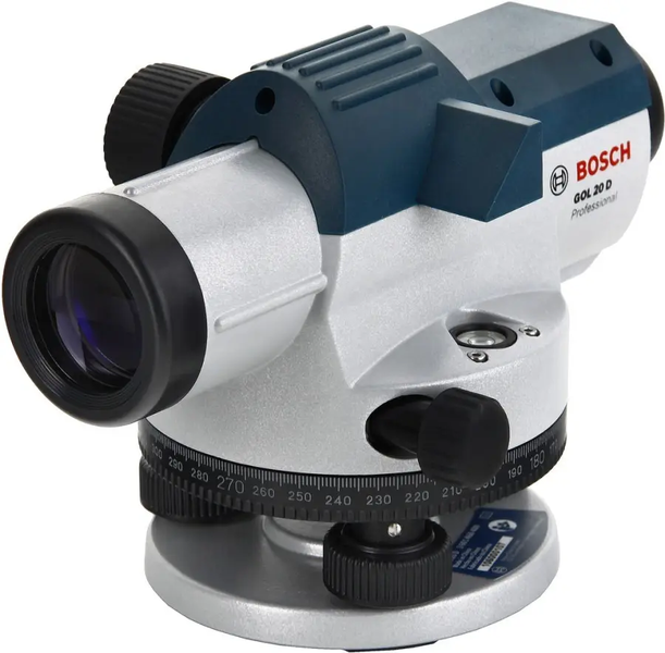 Професійний оптичний нівелір Bosch Professional GOL 20 D в кейсі з штативом BT 160, лінійкою GR 500, діапазон 60 м 0601068402 фото