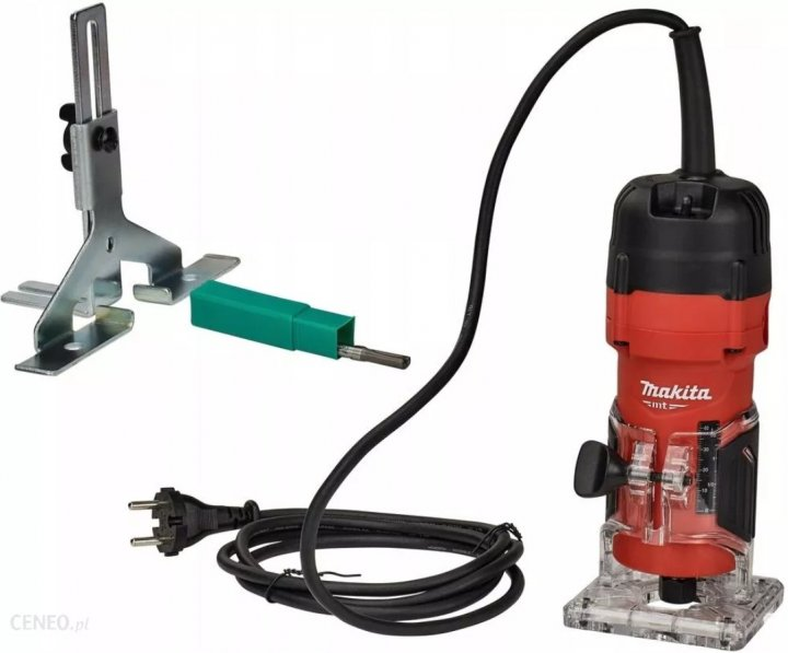 Купити Електричний ручний столярний фрезер Makita 3702 : 530 Вт, 6 цанга, 35000 об/хв електрофрезер в Україні у Tools Store