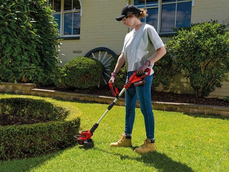 Триммер аккумуляторный EINHELL GE-CT 18/28 Li TC-Solo (тележка для триммера) (3411212) 3411212 фото