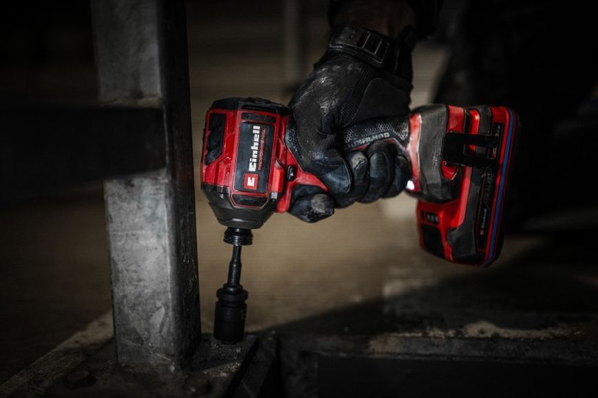 Купити Ударна викрутка Einhell Professional TP-CI 18/250-C Li BL - Solo : з АКБ 18V 2,5Ah (4510095 4512097) в Україні у Tools Store