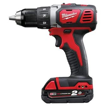 Купити Шурупокрут акумуляторний MILWAUKEE M18 BDD-202C (2акум.18В 2Аг/зарядний/кейс/50Нм) в Україні у Tools Store