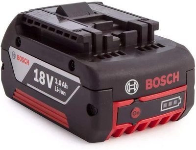 Акумулятор Bosch 18 В, 3А/г, з індикатором рівня заряду, Li-ion Battery Cool Pack 3Ah 2607336236/1600Z00037 2607336236 фото