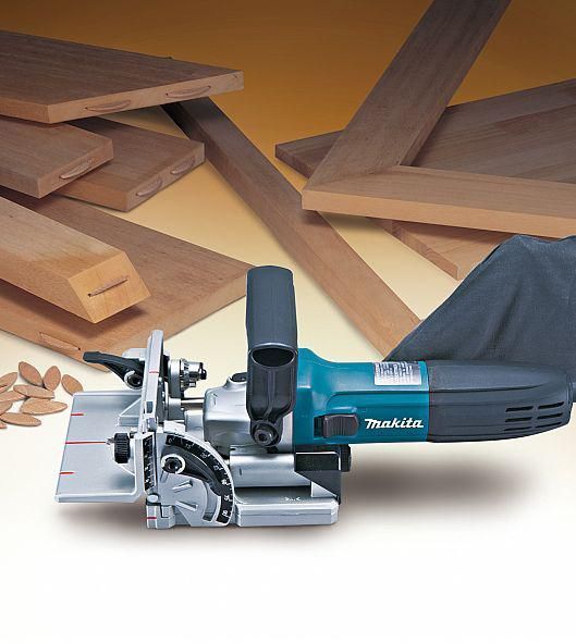 Купити Професійний фрезер ламельний для шкантів і пазів MAKITA PJ7000J : 710 Вт фрезер для плоских роз'ємів в кейсі в Україні у Tools Store